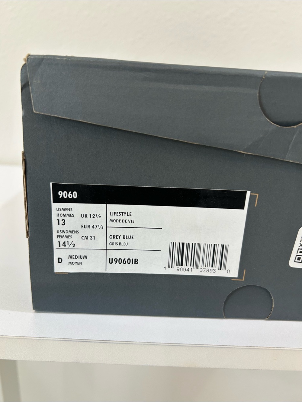 New Balance Abzorb Mode De Vie Grey Blue Athletic Sneaker, Men’s Size 13 - Picture 10 of 10